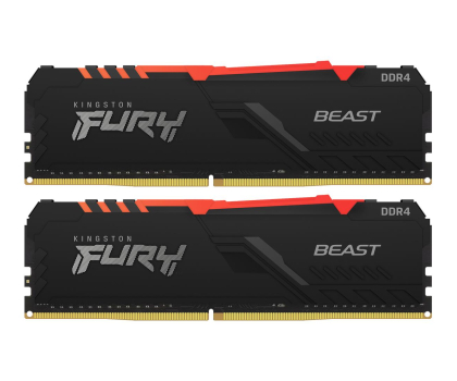 Pamięć RAM KINGSTON DDR4 Fury Beast RGB 64GB (2*32GB)/3600 CL18 KF436C18BB2AK2/64
